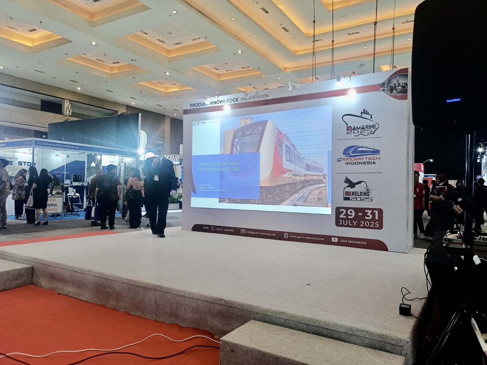 AKI Hadir di Railwaytech Indonesia 2025